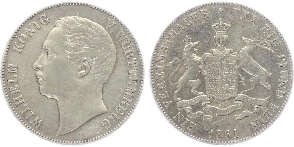 Württemberg, Wilhelm I., 1816 - 1864 — 1