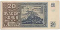 20 Koruna 1939, série Yz 46, Hej.47a2 - fotografie 2