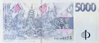 5000 Koruna 2023/2026 - K 100. výročí založení Národní banky Československé, série E - fotografie 4