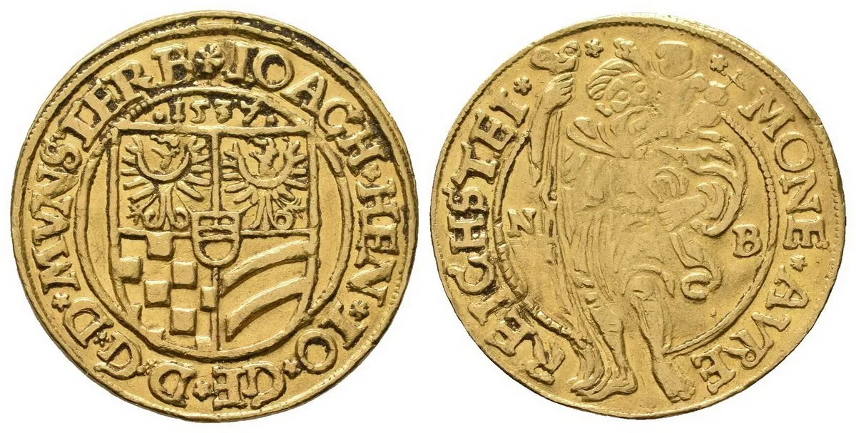 Slezsko, Münsterberg - Olešnice, Joachim, Heinrich III., Johann a Georg III., 1536 - 1558 — 1