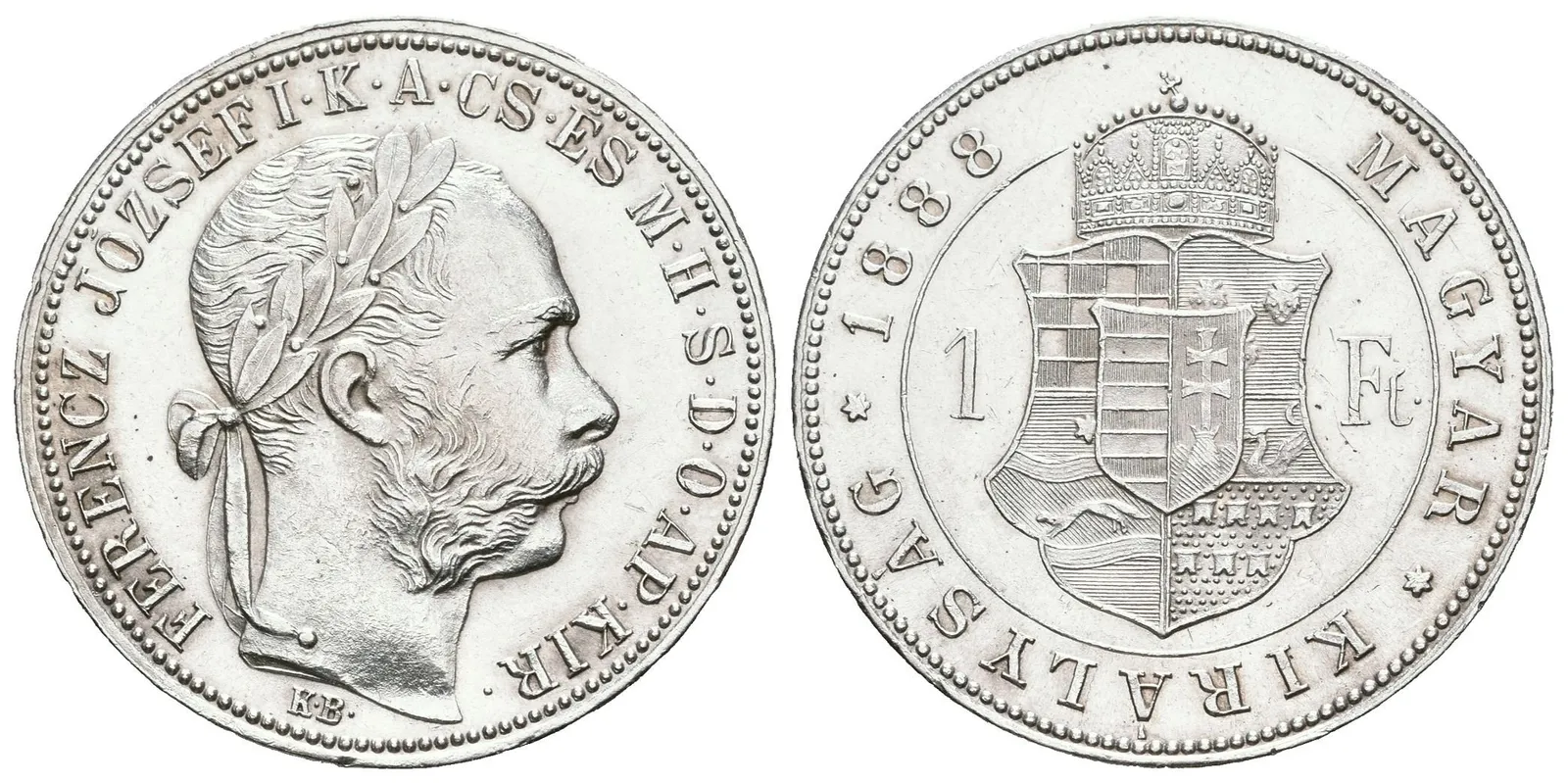 Zlatník 1888 KB, krásná zachovalost, lesk, rysky — 1