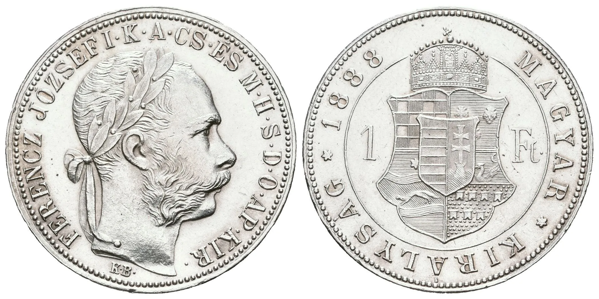 Zlatník 1888 KB, krásná zachovalost, lesk, rysky — 1