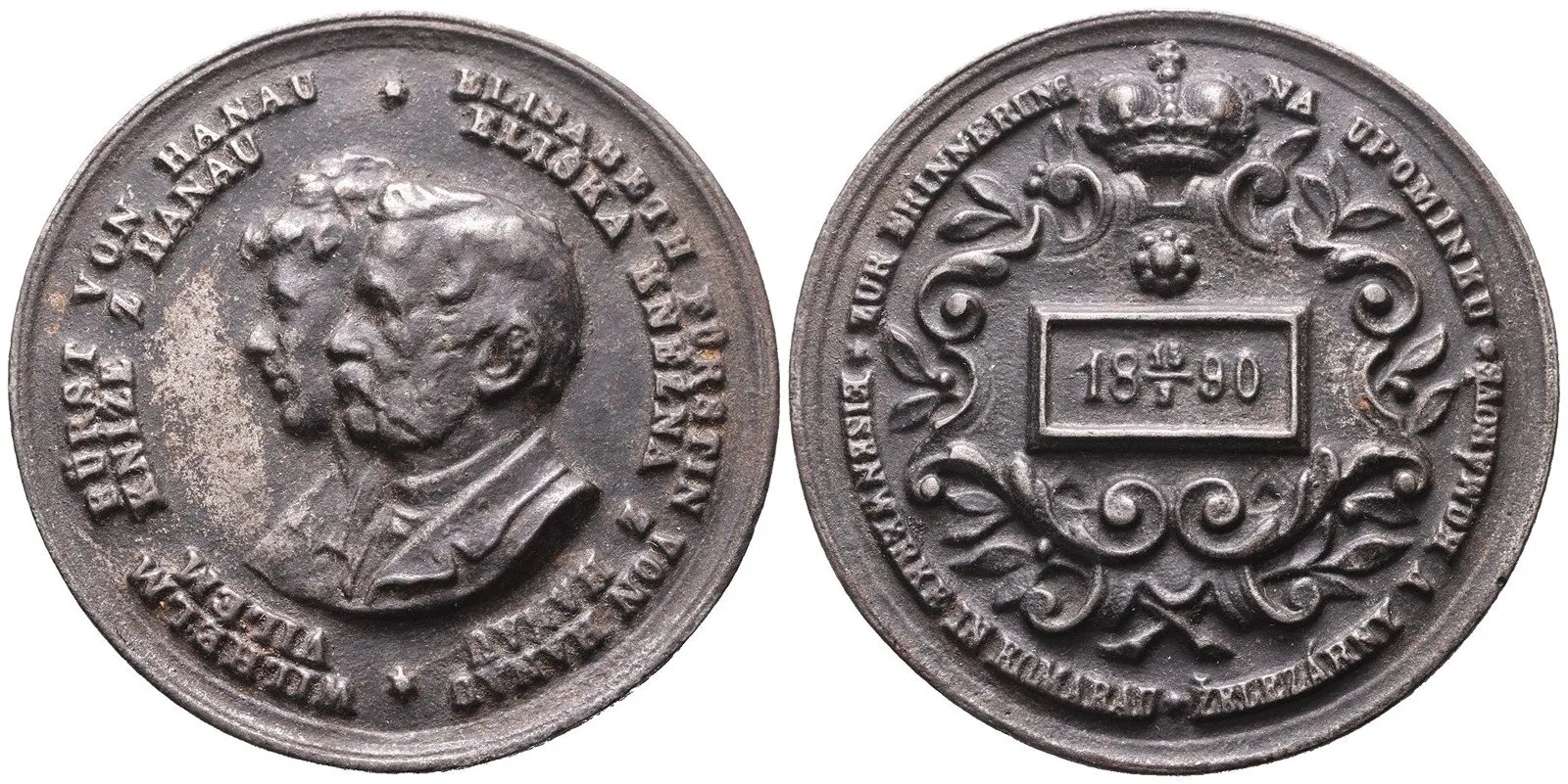 Hannau - Hořowitz, Wilhelm a Elisabeth von Lippe-Biesterfeld-Weißenfeld, 1889 - 1902 — 1