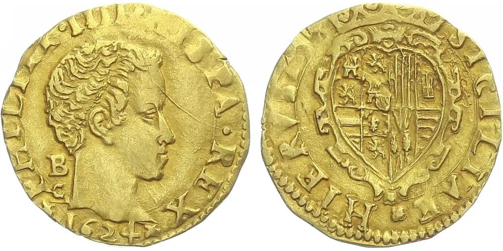 Itálie - Neapol a Sicílie, Philip IV., 1621 - 1665 — 1