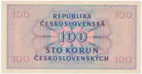 100 Koruna 1945, série B 28, Hej.77a.S1 - fotografie 2