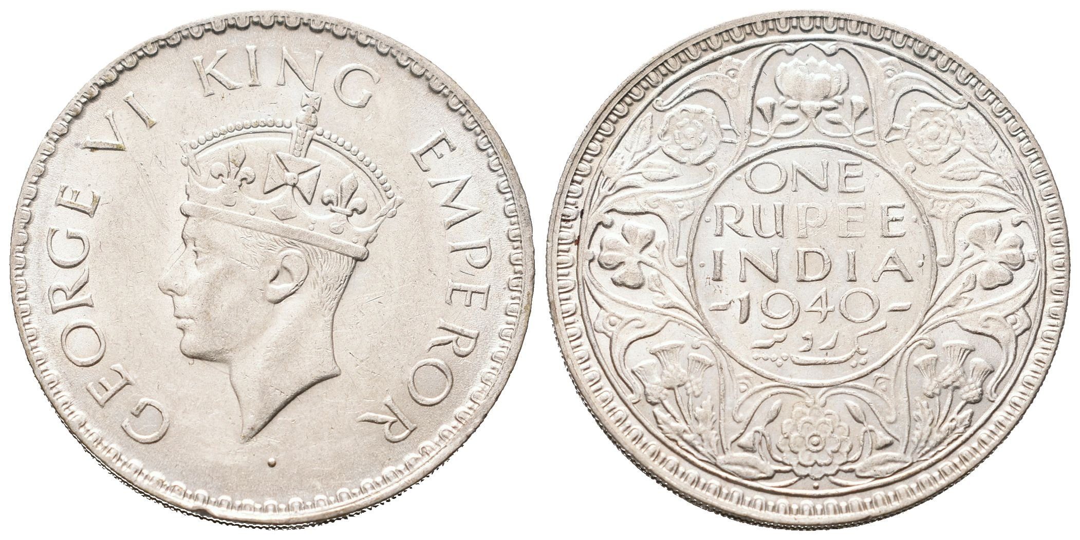 Indie, Rupie 1940