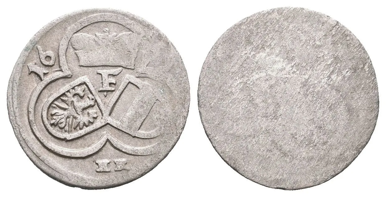 1/2 Krejcar 1625 HR, Vratislav-Riedel, Hal.1044, lehce ned. — 1