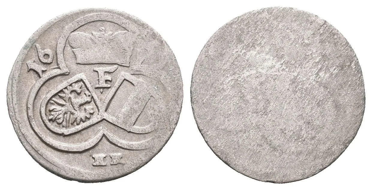 1/2 Krejcar 1625 HR, Vratislav-Riedel, Hal.1044, lehce ned. — 1