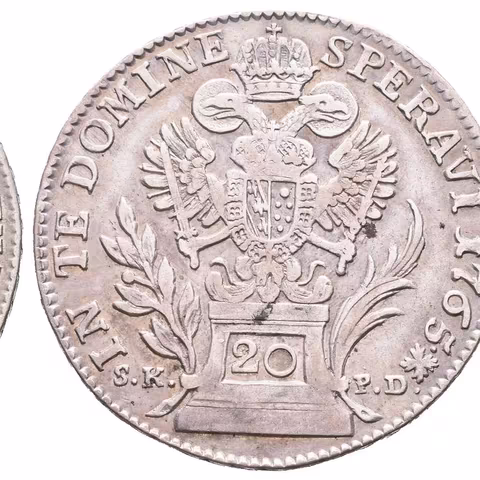 20 Krejcar 1765 BL/SK-PD (1776), Kremnica, Husz.1798,