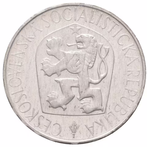 10 Kčs 1965 - Jan Hus, Aurea.111, PROOF, zataveno v plastovém přebalu