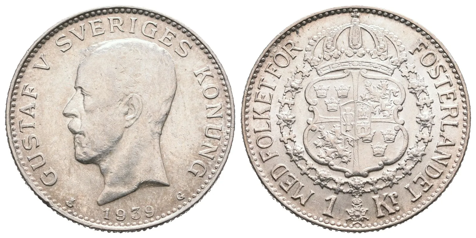 Švédsko, 1 Koruna 1939