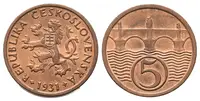 5 Haléř 1931