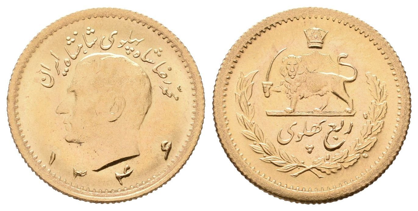 Irán, 1/4 Pahlavi 1346 SH (1967)