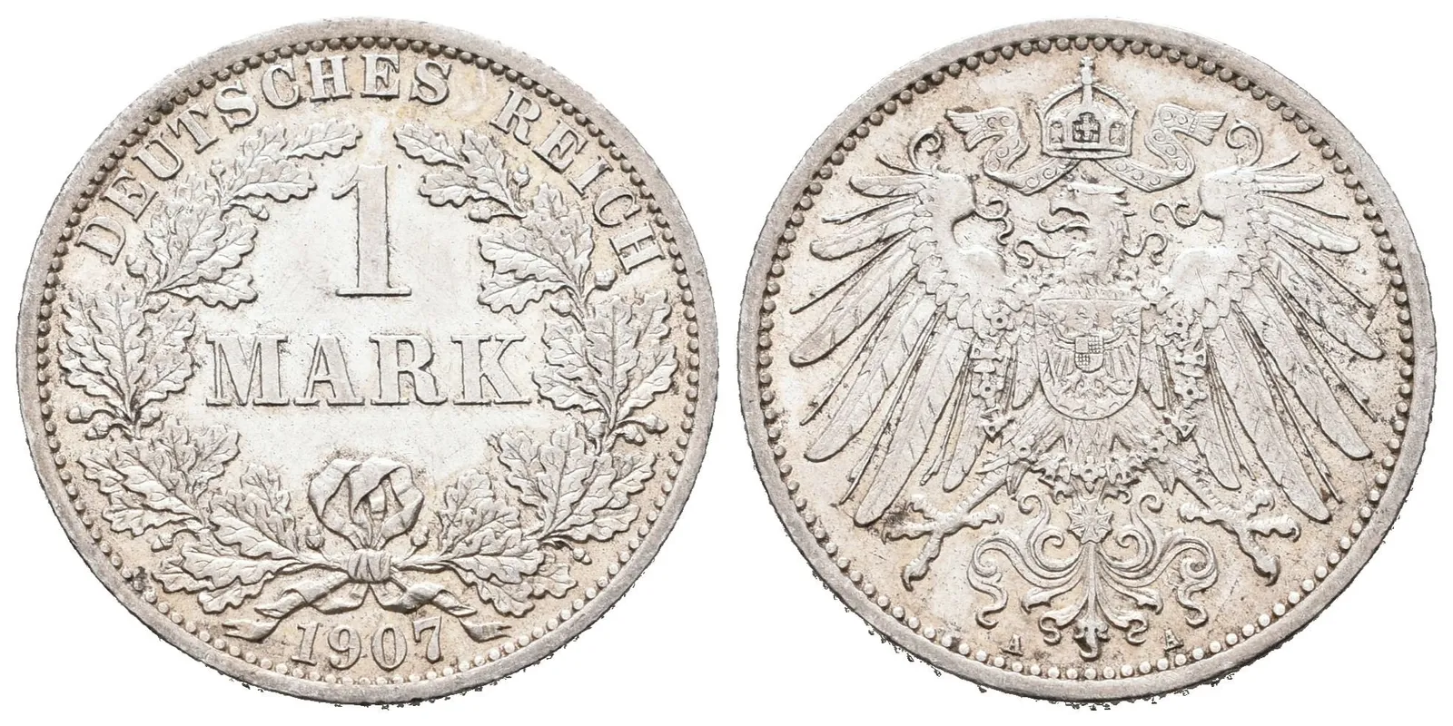 Německé císařství, 1 Marka 1907 A
