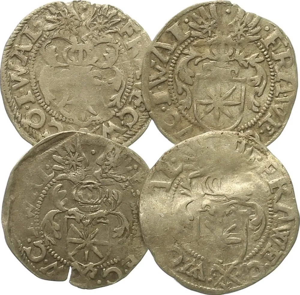 Waldeck, Franz, Wilhelm Ernst, Christian a Vollrath, 1588 - 1597 — 1