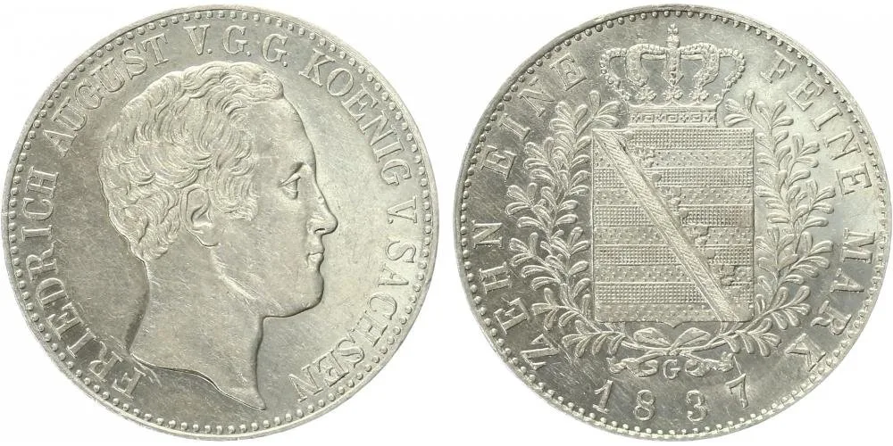 Sasko, Friedrich August II., 1836 - 1854 — 1