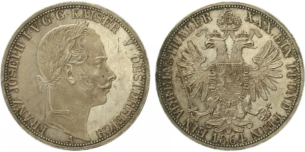Rakouská a spolková měna, 1857 - 1892 — 1