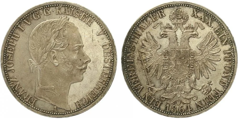 Rakouská a spolková měna, 1857 - 1892 — 1