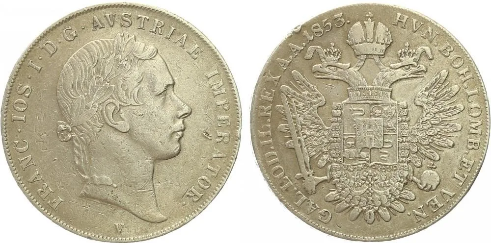 Konvenční měna, 1848 - 1857 — 1