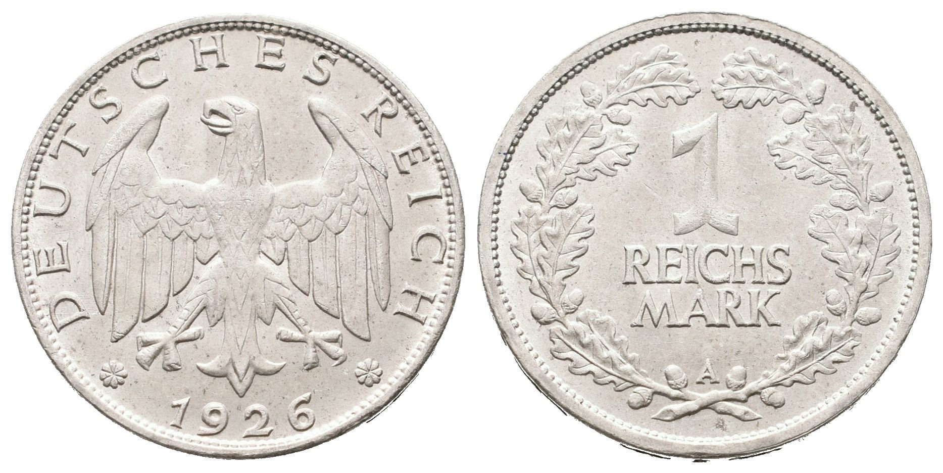 Výmar, 1 Marka 1926 A