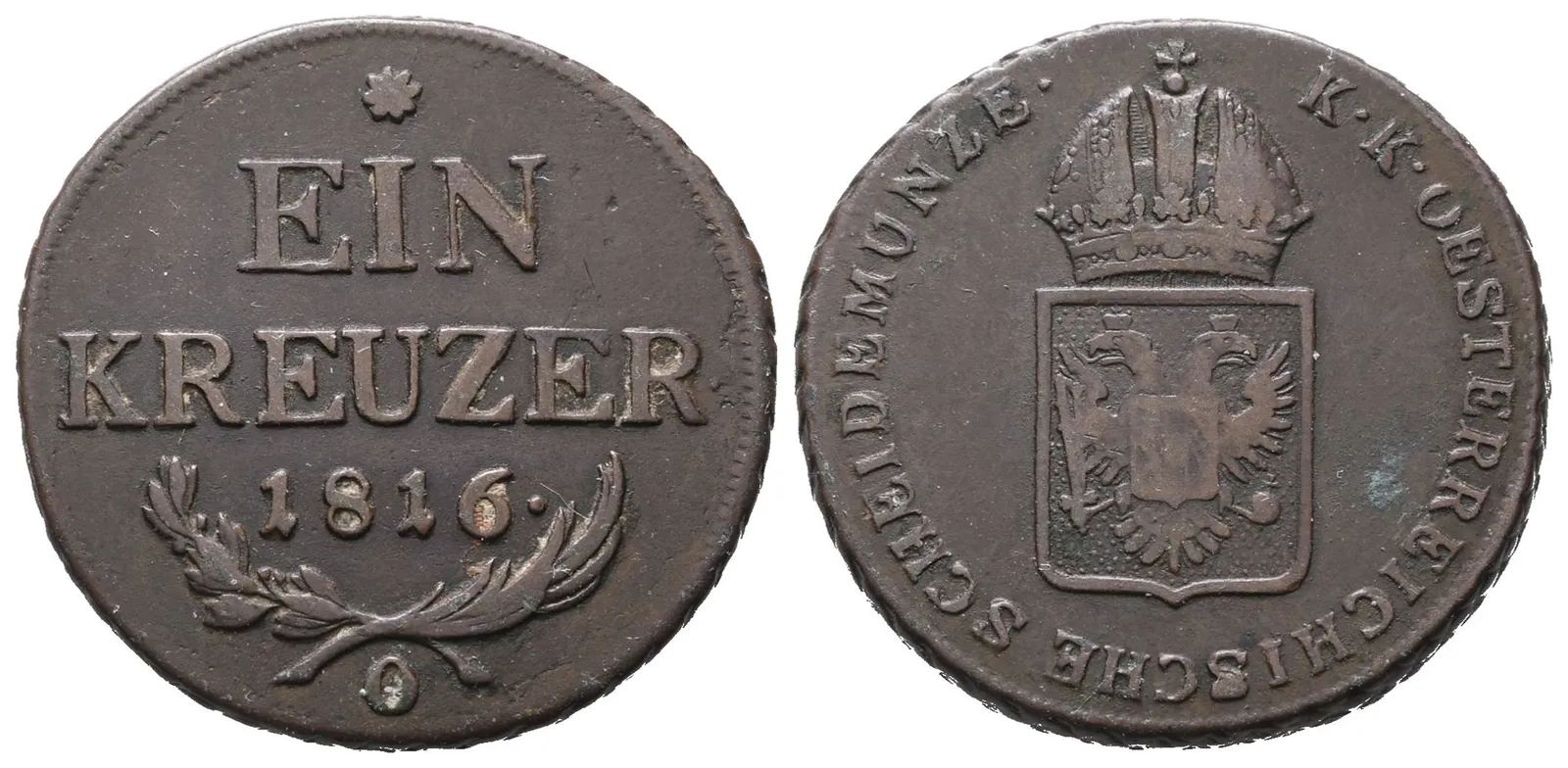 František II., 1 Krejcar 1816 O