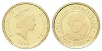 Alderney, 1 Pound 2006 - William Shakespeare