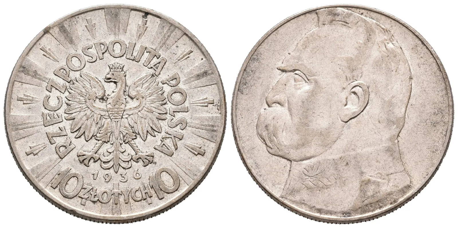 Polsko, 10 Zlotých 1936