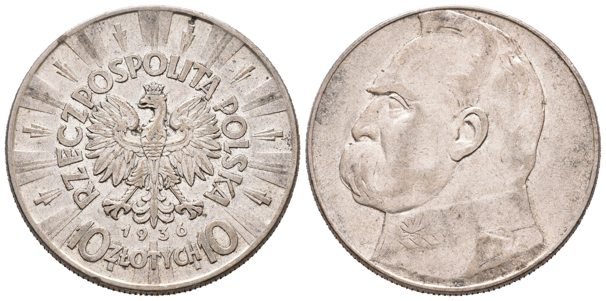 Polsko, 10 Zlotých 1936
