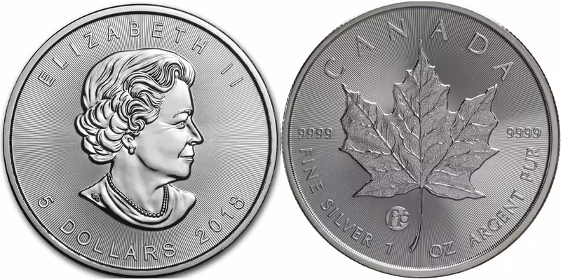 Kanada, 5 Dollars 2018 - Maple Leaf "f15"