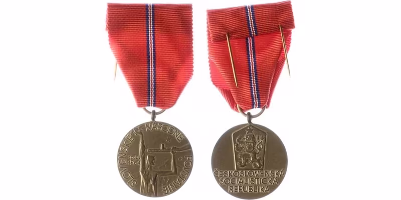 Pamětní medaile k 20. výročí Slovenského národního povstání