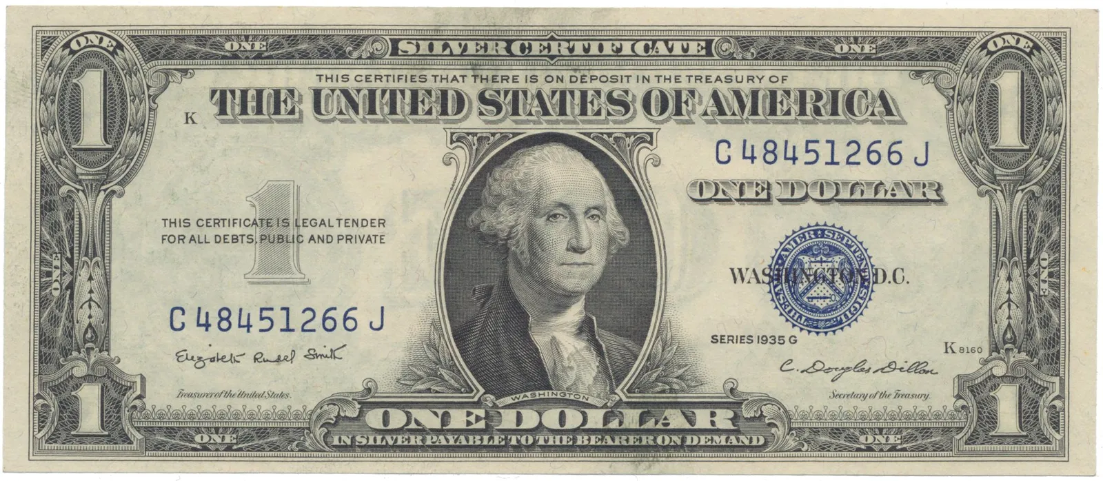 USA, 1 Dollar 1935G, Pick.416NM