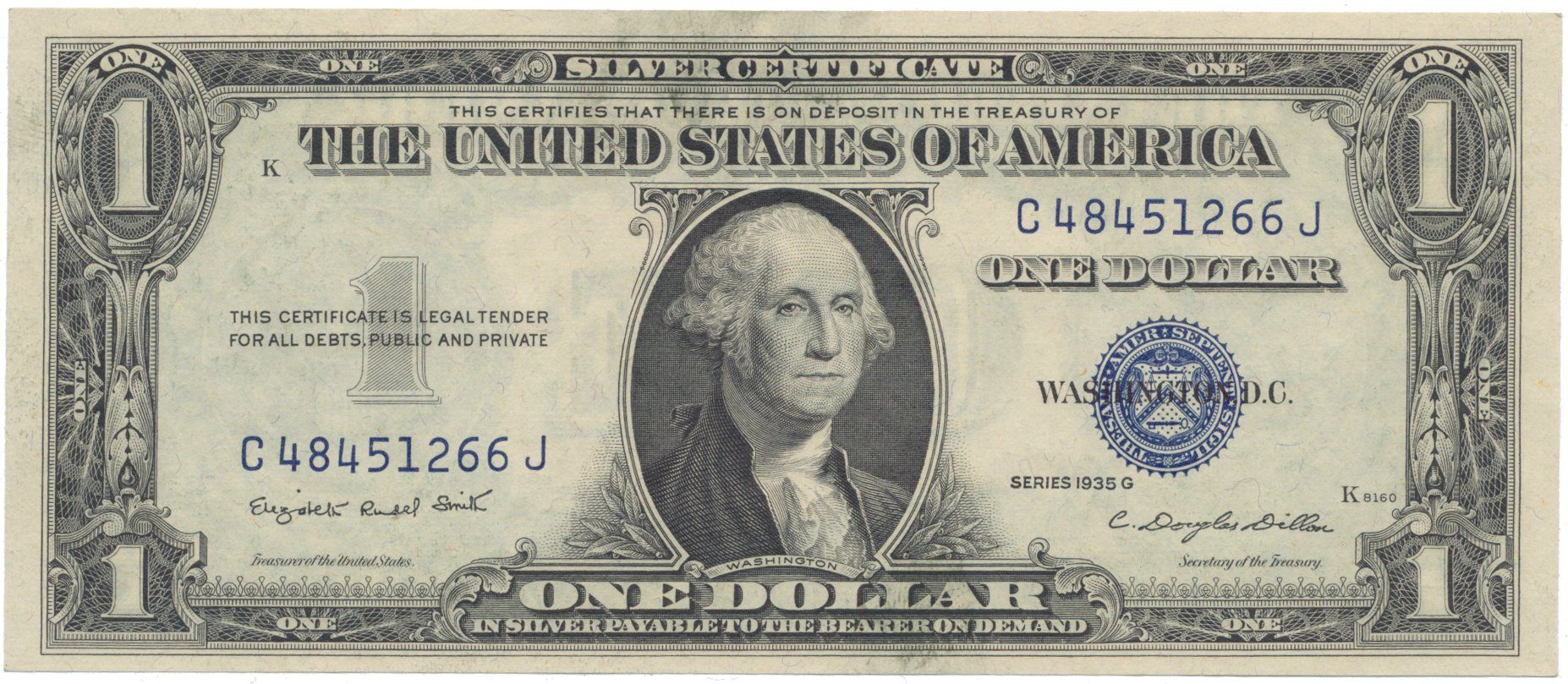 USA, 1 Dollar 1935G, Pick.416NM