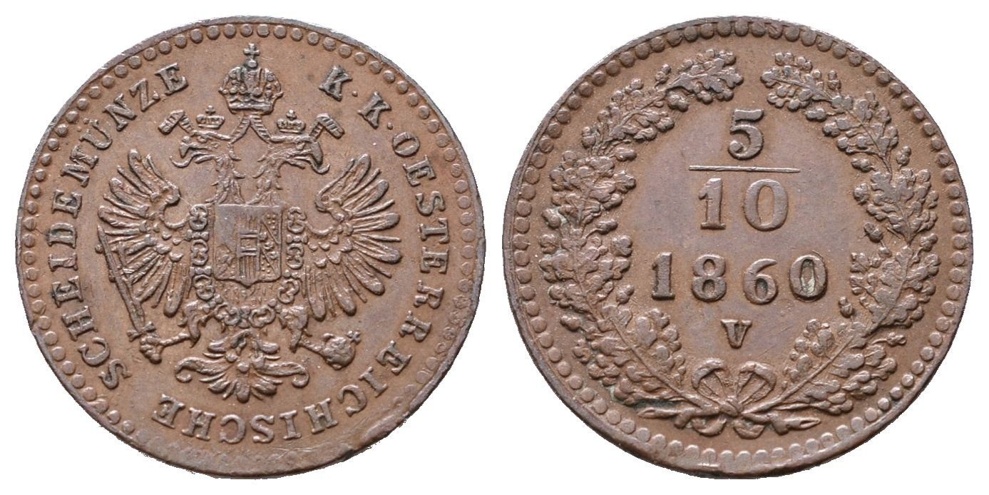 5/10 Krejcar 1860 V