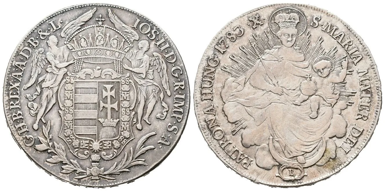 Josef II., Tolar 1783 B, Kremnica