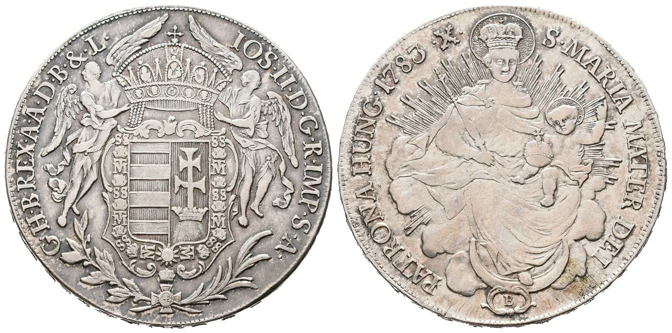 Josef II., Tolar 1783 B, Kremnica