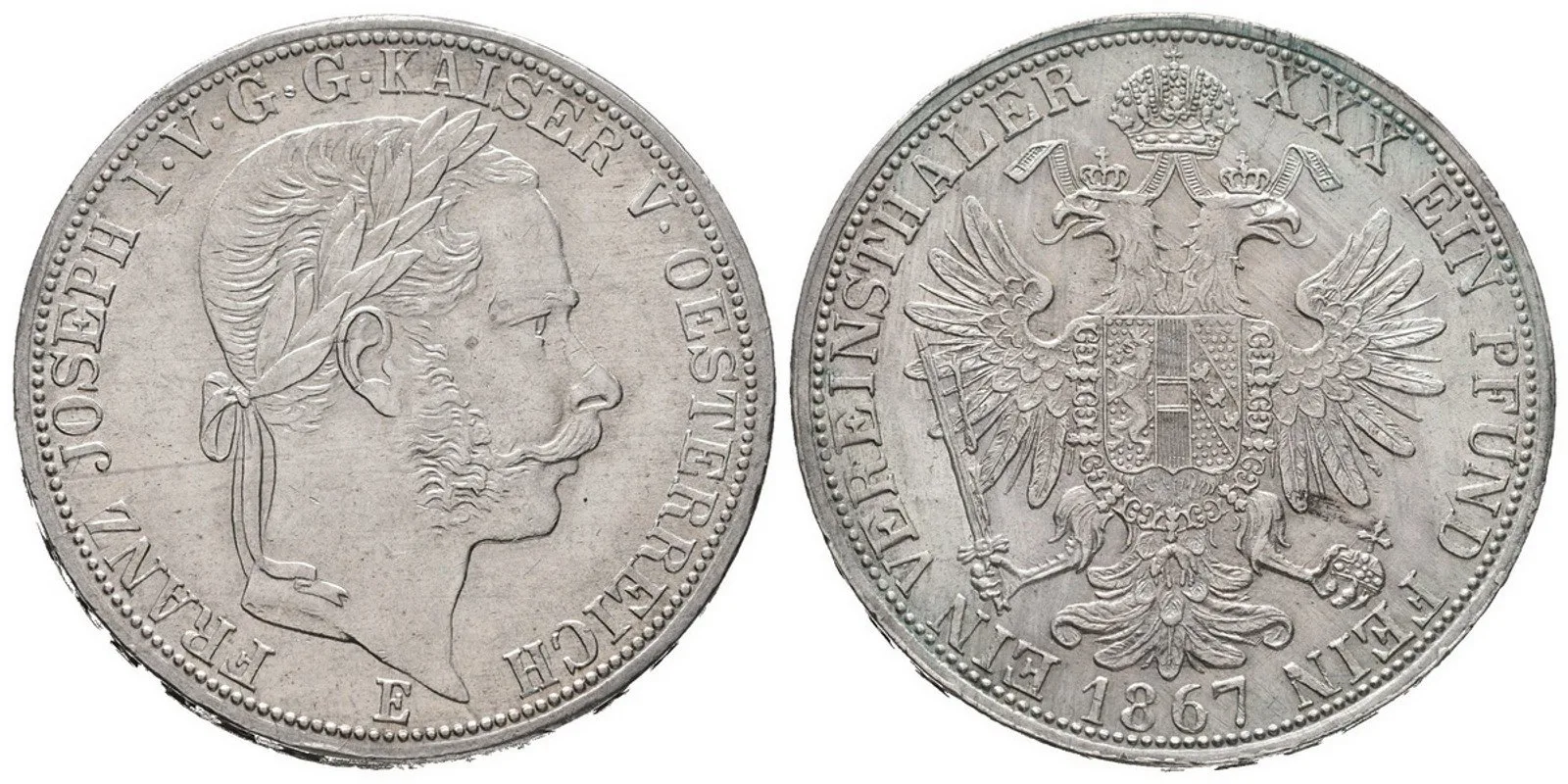 Rakouská a spolková měna, 1857 - 1892 — 1