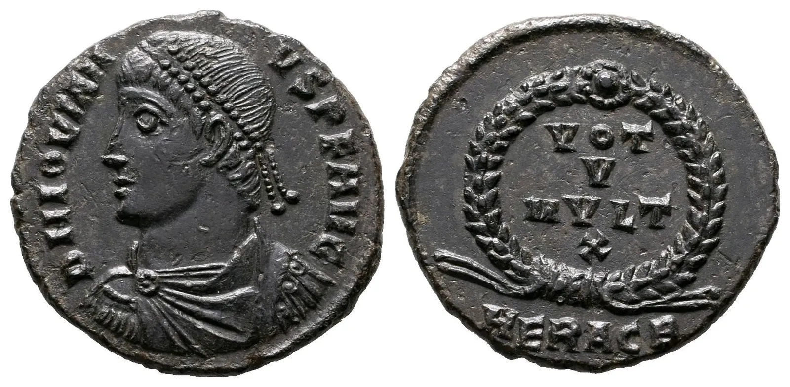 Jovanius, AE 3, Heraclea, RIC. 110