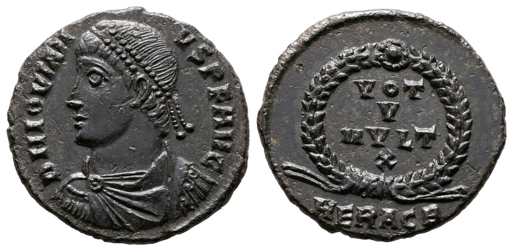Jovanius, AE 3, Heraclea, RIC. 110