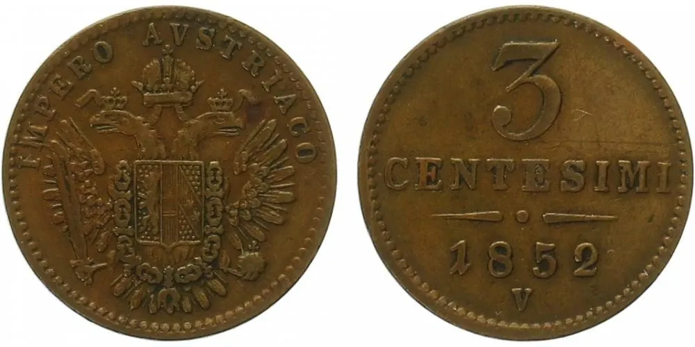 Konvenční měna, 1848 - 1857 — 1