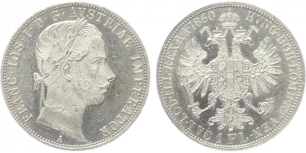Rakouská a spolková měna, 1857 - 1892 — 1