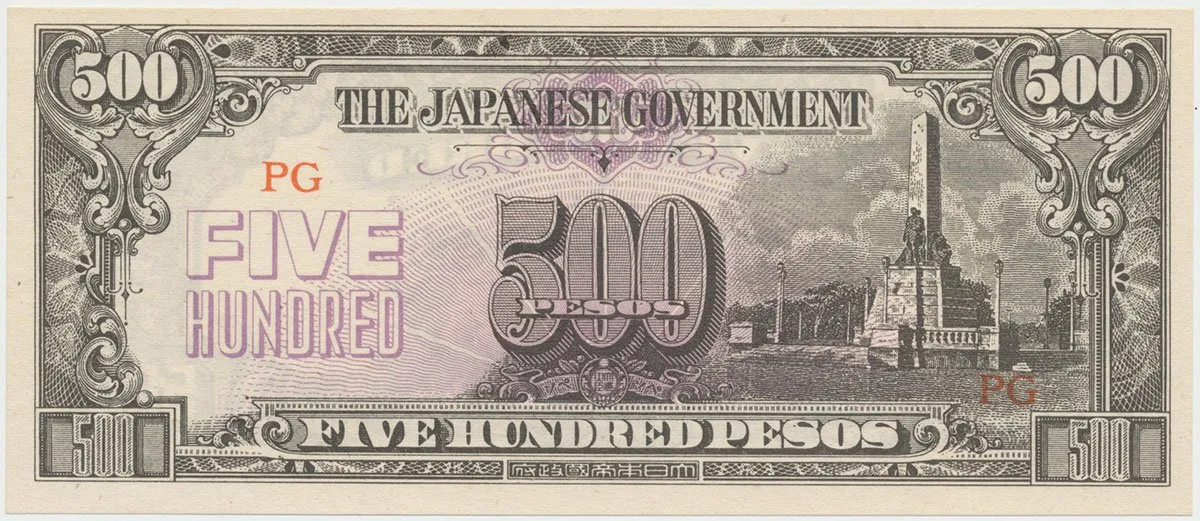 Filipíny - japonská okupace, 500 Pesos (1944), P.114b