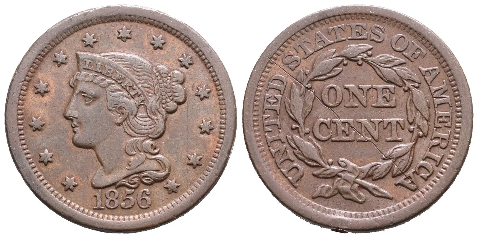 USA, 1 Cent 1856