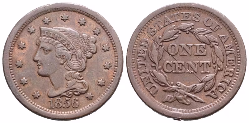 USA, 1 Cent 1856