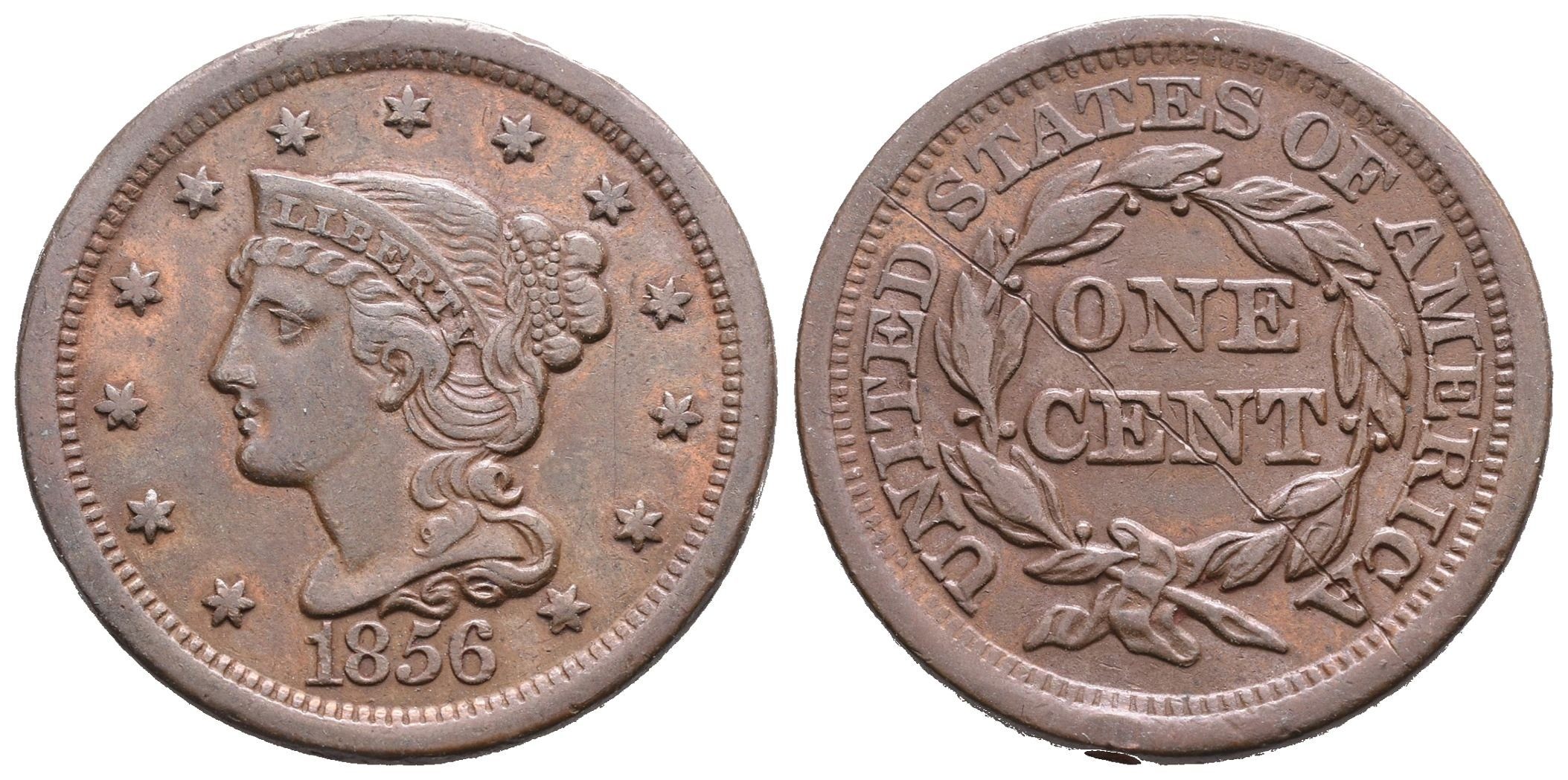 USA, 1 Cent 1856