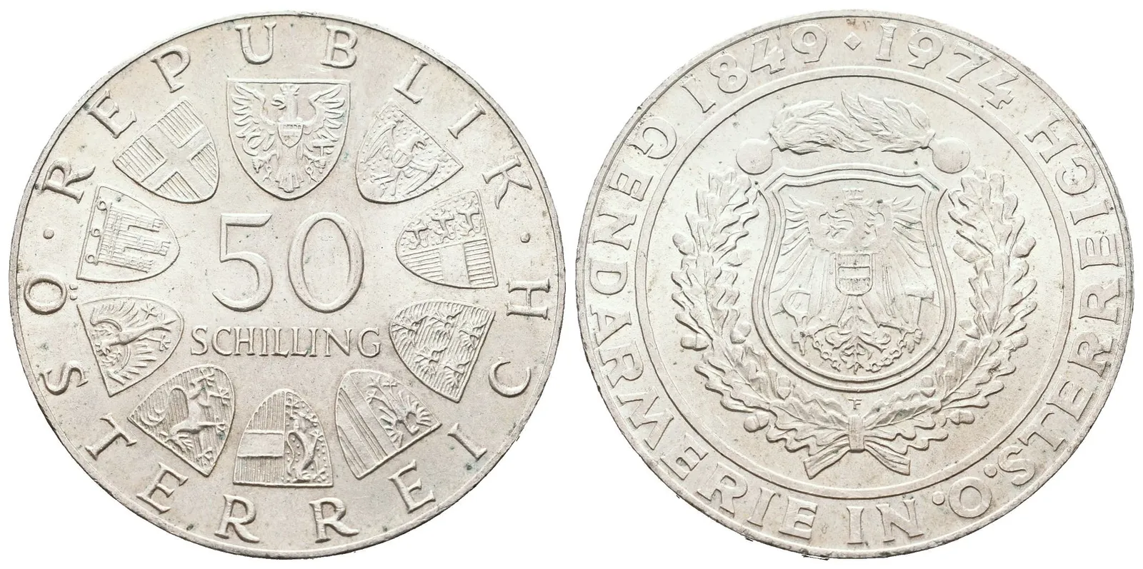 Rakousko, 50 Schilling 1974 - Četnictvo
