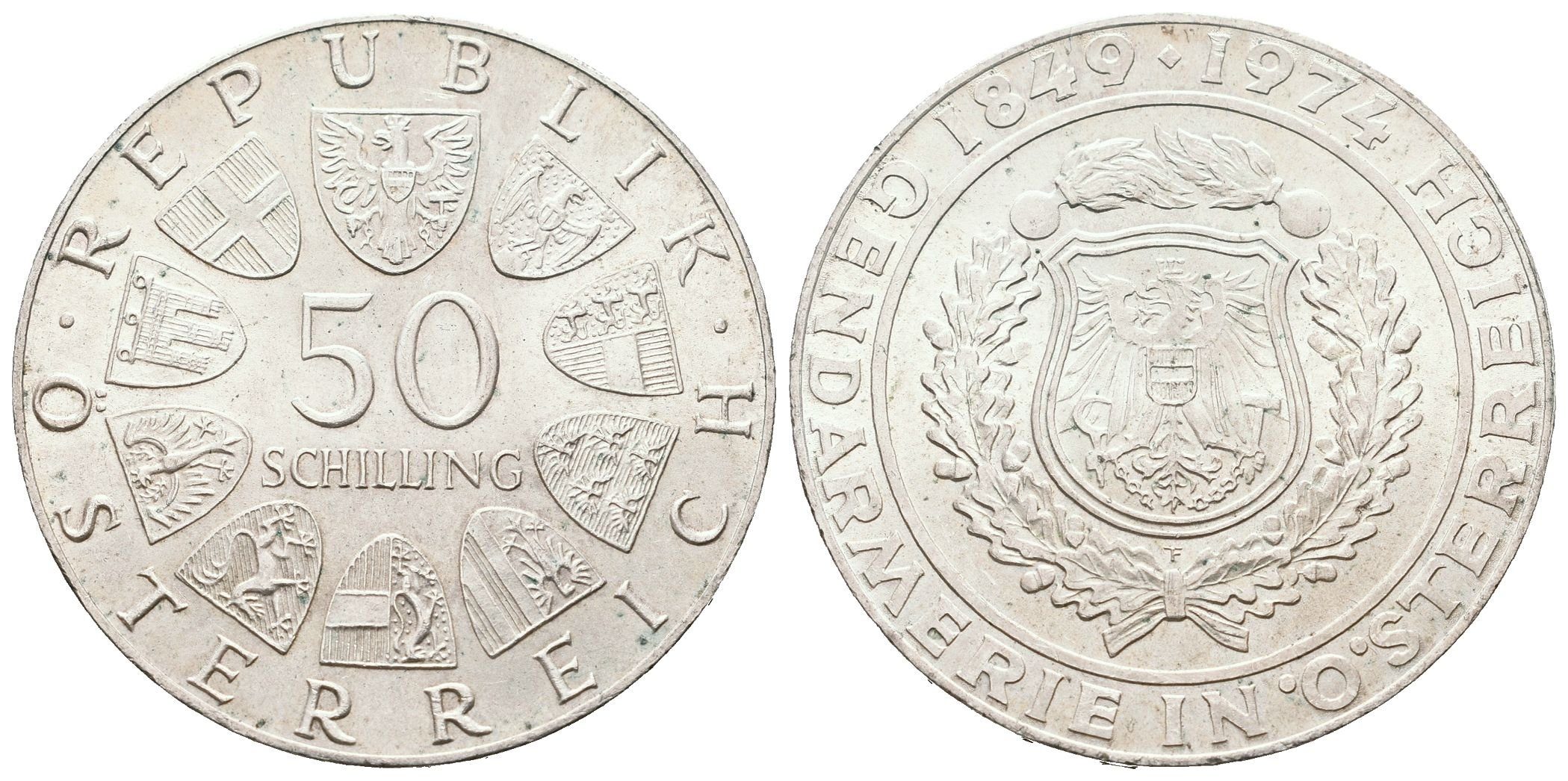 Rakousko, 50 Schilling 1974 - Četnictvo