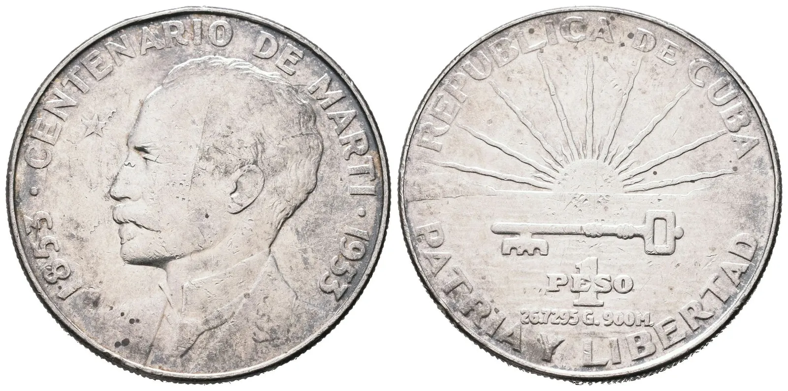 Kuba, 1 Peso 1953
