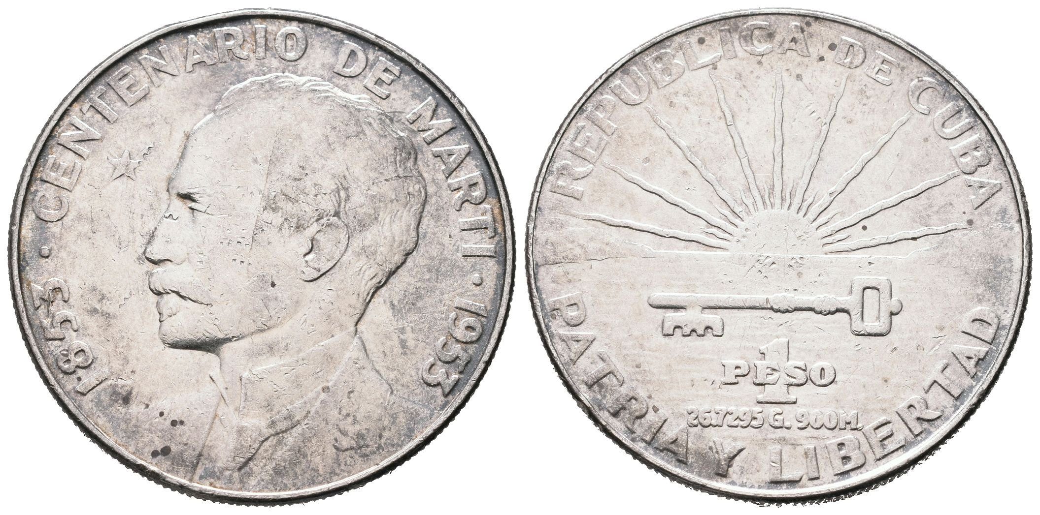 Kuba, 1 Peso 1953