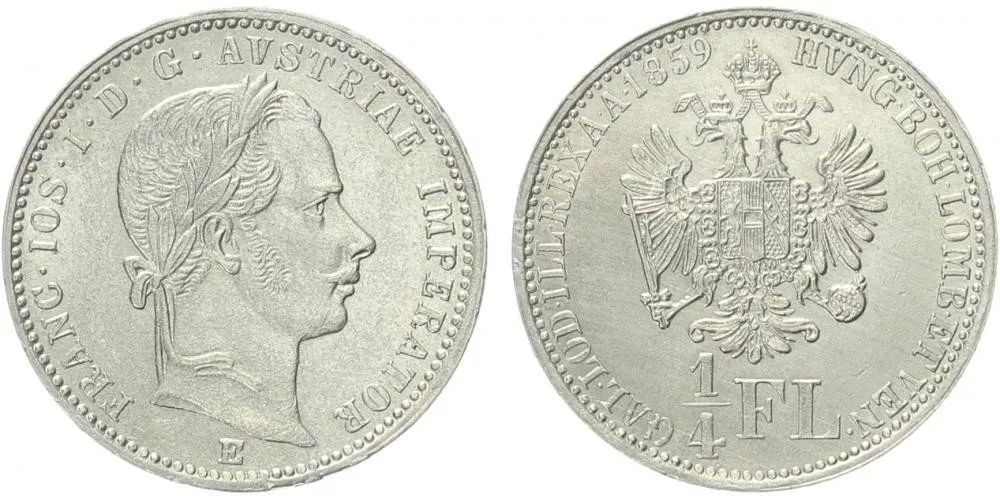 Rakouská a spolková měna, 1857 - 1892 — 1