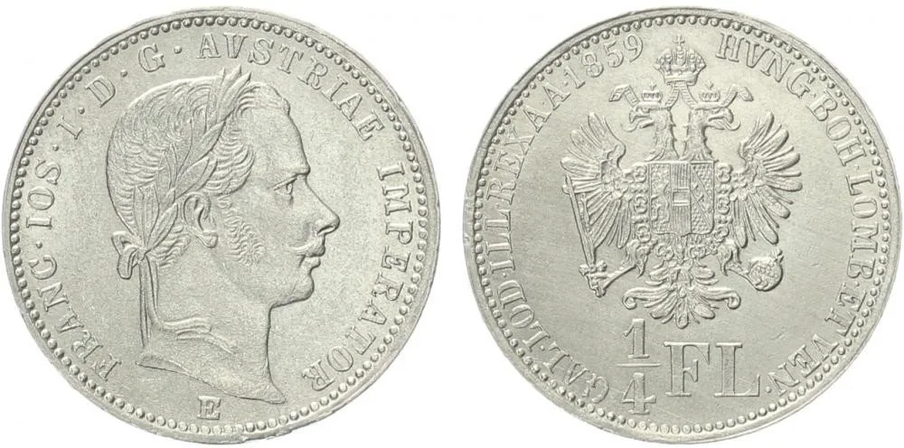 Rakouská a spolková měna, 1857 - 1892 — 1